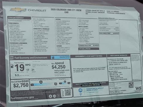 New 2025 Chevrolet Colorado Z71 image 24