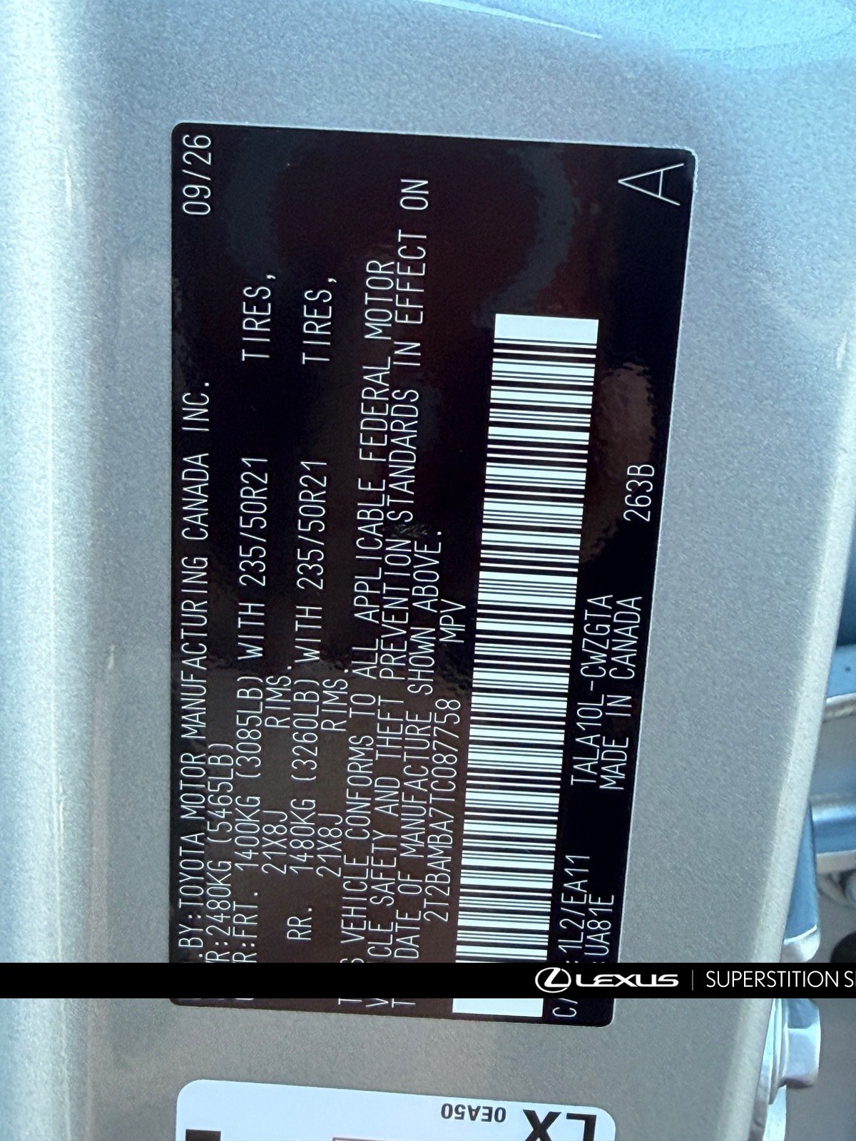 New 2026 Lexus RX 350 Premium w/ Convenience Package FWD image 25