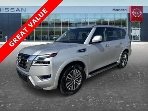 Used 2021 Nissan Armada SL w/ Captain's Chairs Package image 1