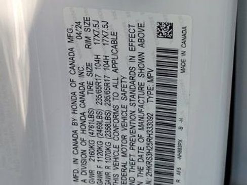 Certified 2024 Honda CR-V LX image 32