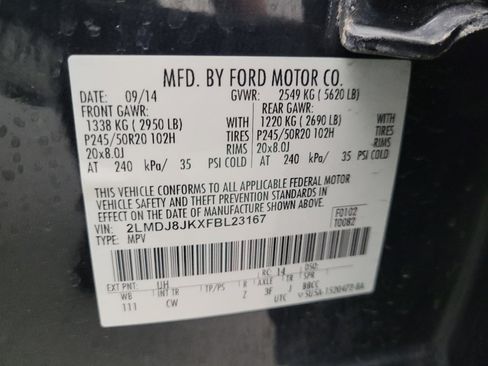 Used 2015 Lincoln MKX AWD w/ Equipment Group 102A image 33
