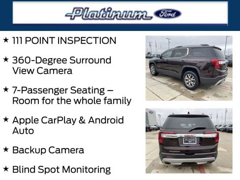 Used 2021 GMC Acadia SLT w/ Technology Package image 22