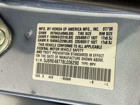 Used 2008 Honda CR-V EX-L image 35