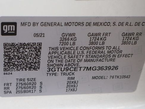 Used 2021 GMC Sierra 1500 Elevation AWD/4WD image 55