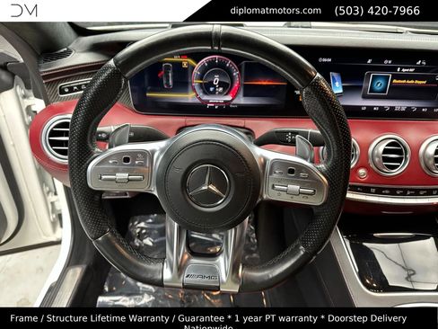 Used 2019 Mercedes-Benz S 63 AMG 4MATIC Coupe w/ Carbon Fiber Exterior Package image 22