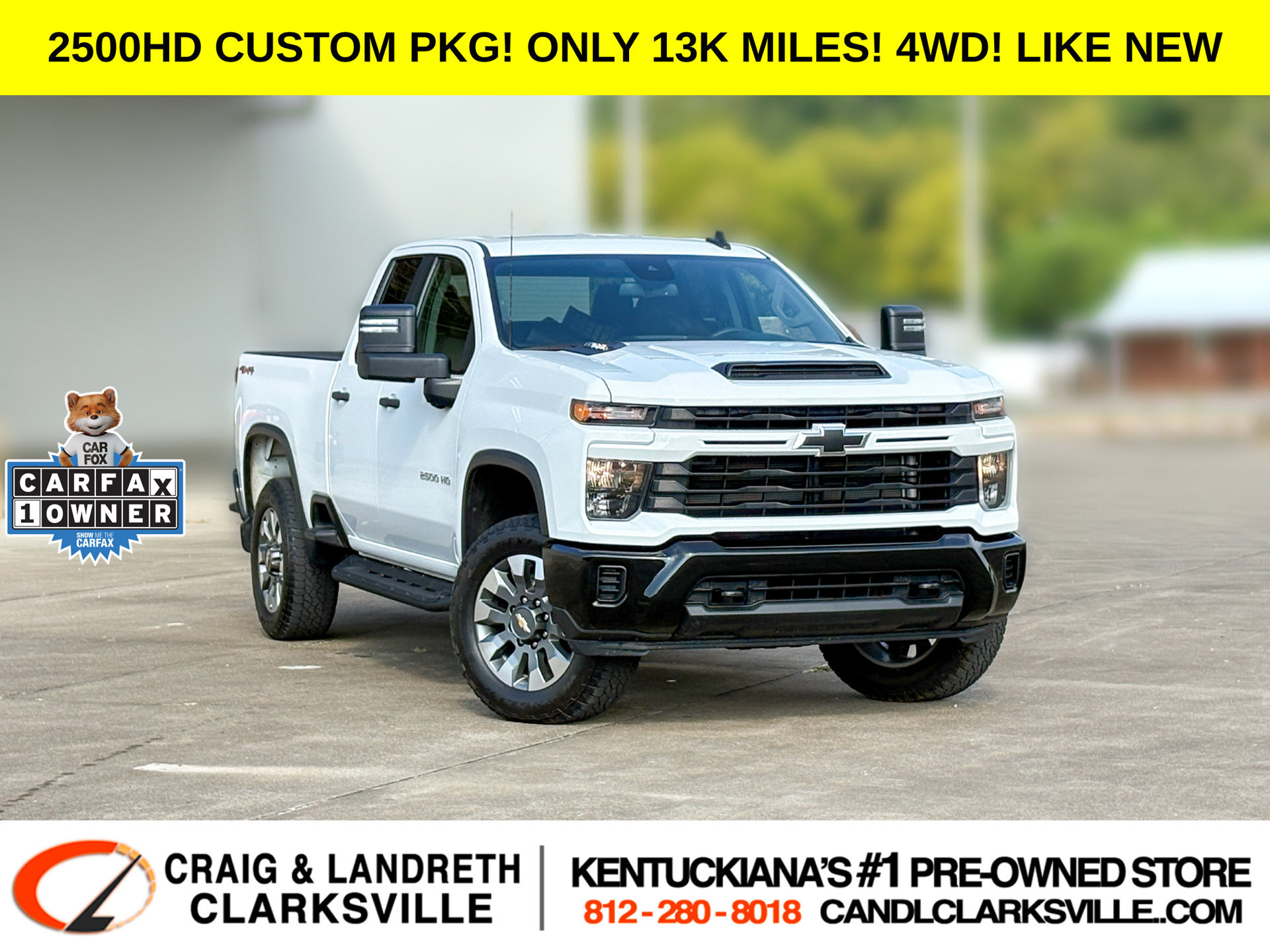 Used 2025 Chevrolet Silverado 2500 Custom w/ Custom Convenience Package AWD/4WD image 1