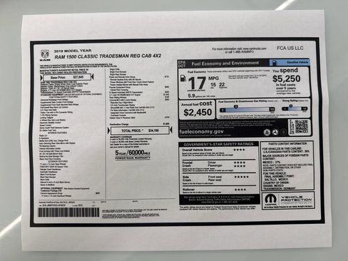 Used 2019 RAM 1500 Tradesman w/ Popular Equipment Group image 34