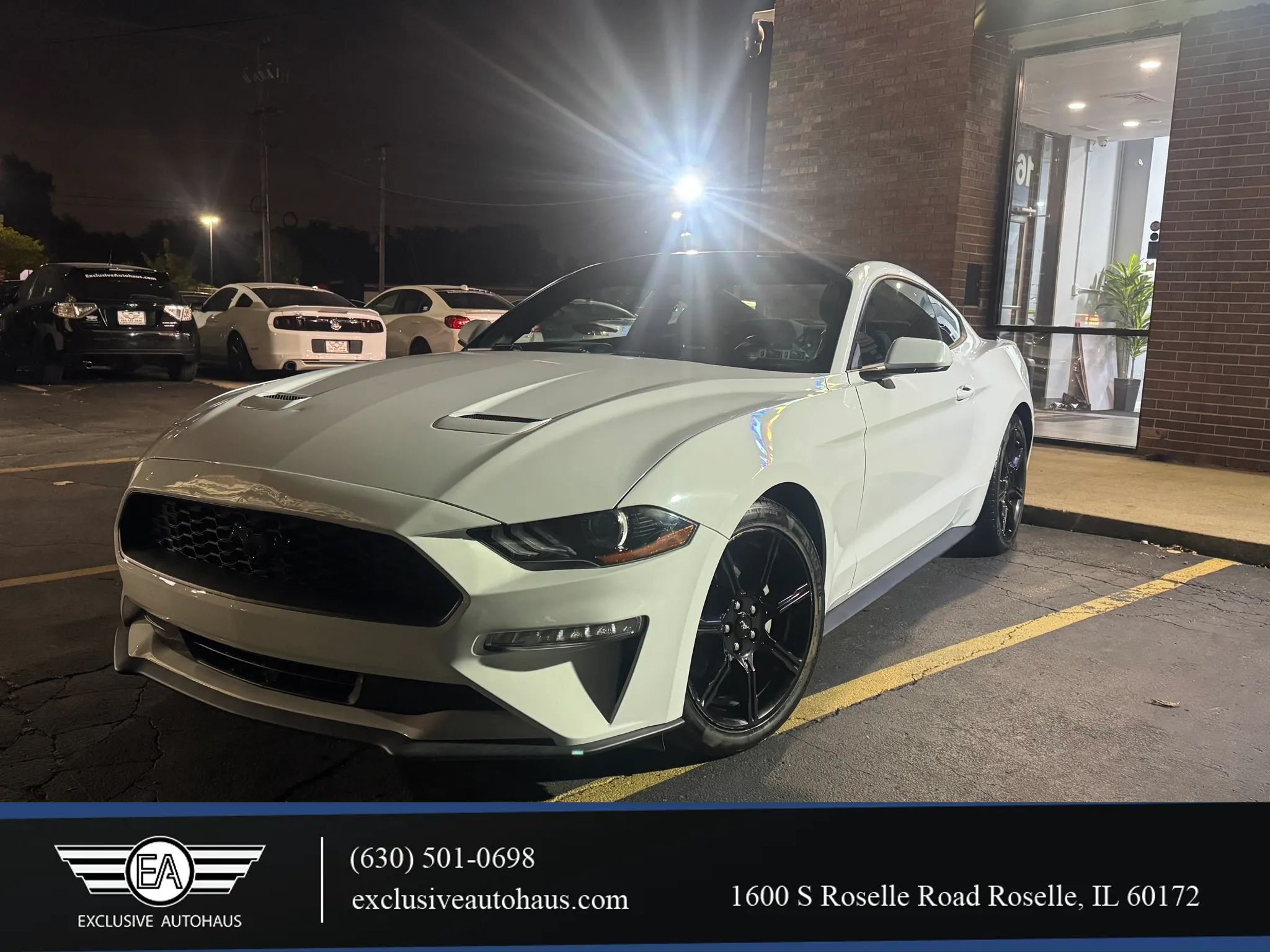 Used 2020 Ford Mustang Coupe w/ Black Accent Package RWD image 1