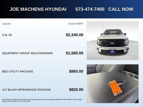 Used 2025 Ford F150 XLT w/ Equipment Group 301A Standard image 5