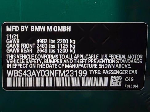 Used 2022 BMW M3 Competition w/ Executive Package image 47