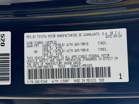 Certified 2024 Toyota Tacoma 4x4 Double Cab Hybrid image 35