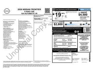 New 2026 Nissan Frontier S video 2