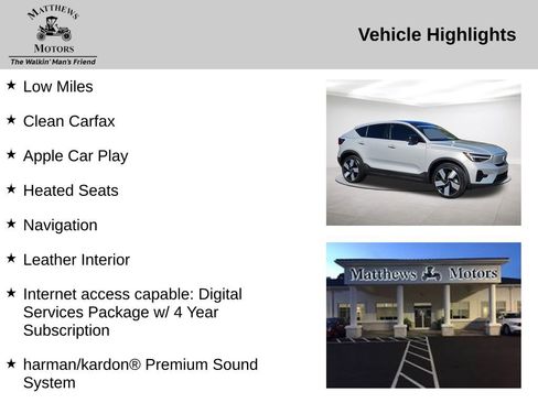 Used 2023 Volvo C40 P8 Recharge Ultimate image 14