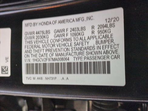 Used 2021 Honda Accord Touring image 25