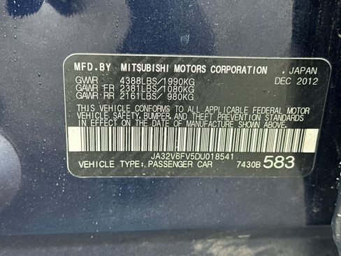 Used 2013 Mitsubishi Lancer Ralliart image 33