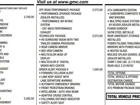 Used 2021 GMC Sierra 1500 AT4 w/ AT4 Premium Package image 2