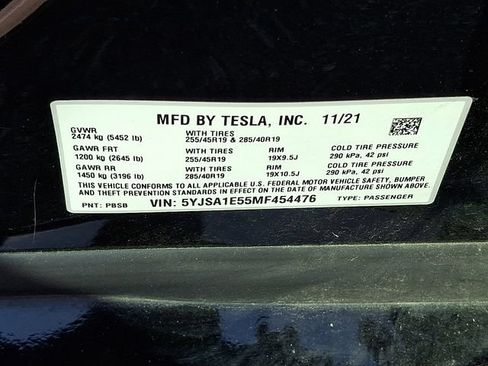 Used 2021 Tesla Model S Long Range AWD/4WD image 19