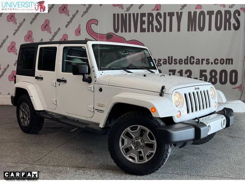 Used 2015 Jeep Wrangler Unlimited Sahara w/ Connectivity Group AWD/4WD image 1