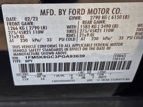 Used 2023 Ford Explorer ST w/ Equipment Group 401A AWD/4WD image 14