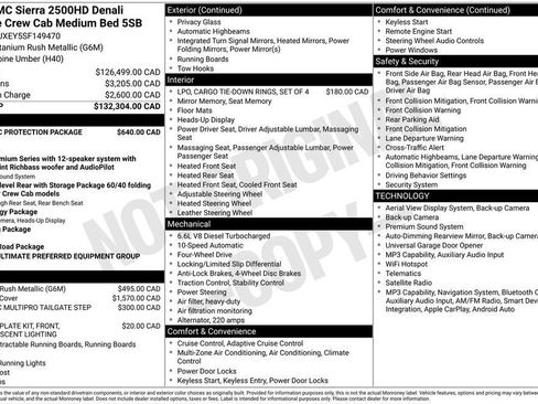 Used 2025 GMC Sierra 2500 Denali Ultimate w/ LPO, GMC Protection Package AWD/4WD image 37