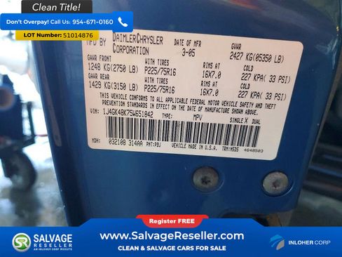 Used 2005 Jeep Liberty Sport image 16