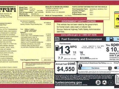 Used 2014 Ferrari F12 Berlinetta image 13