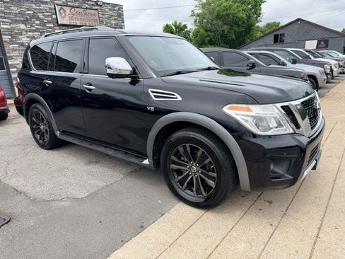 Used 2018 Nissan Armada Platinum w/ Captain Seat Package AWD/4WD image 3