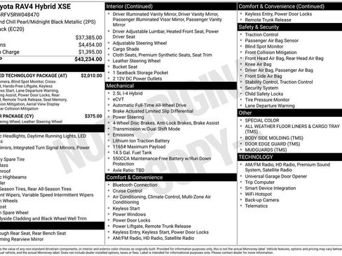 Used 2024 Toyota RAV4 XSE w/ Advanced Technology Package AWD/4WD image 22