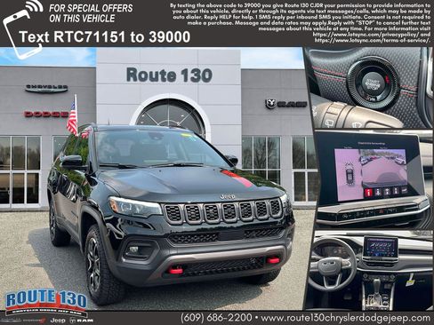 Used 2025 Jeep Compass Trailhawk w/ Trailhawk Elite Group AWD/4WD image 1
