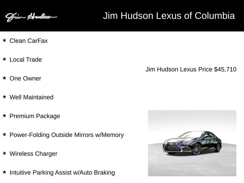 Used 2024 Lexus ES 350 w/ Premium Package FWD image 3