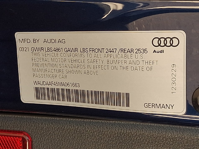 Used 2021 Audi A4 2.0T Premium w/ Convenience Package AWD/4WD image 28