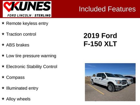 Used 2019 Ford F150 XLT w/ Trailer Tow Package image 2