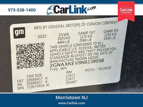 Used 2022 Chevrolet Equinox LT FWD image 38