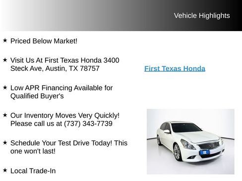 Used 2013 INFINITI G37 Journey w/ Premium Pkg RWD image 10
