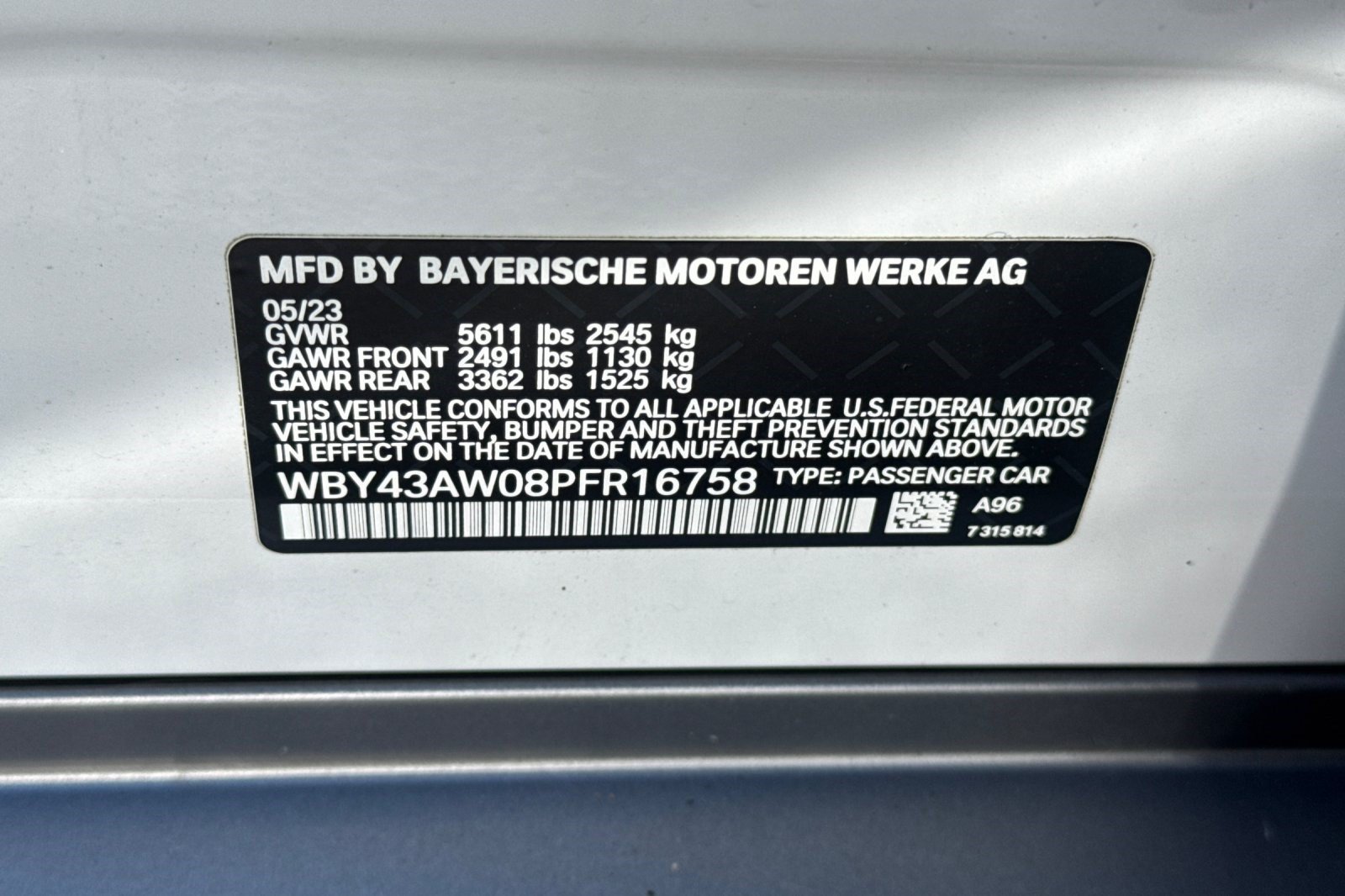 Certified 2023 BMW i4 eDrive35 w/ Premium Package RWD image 25