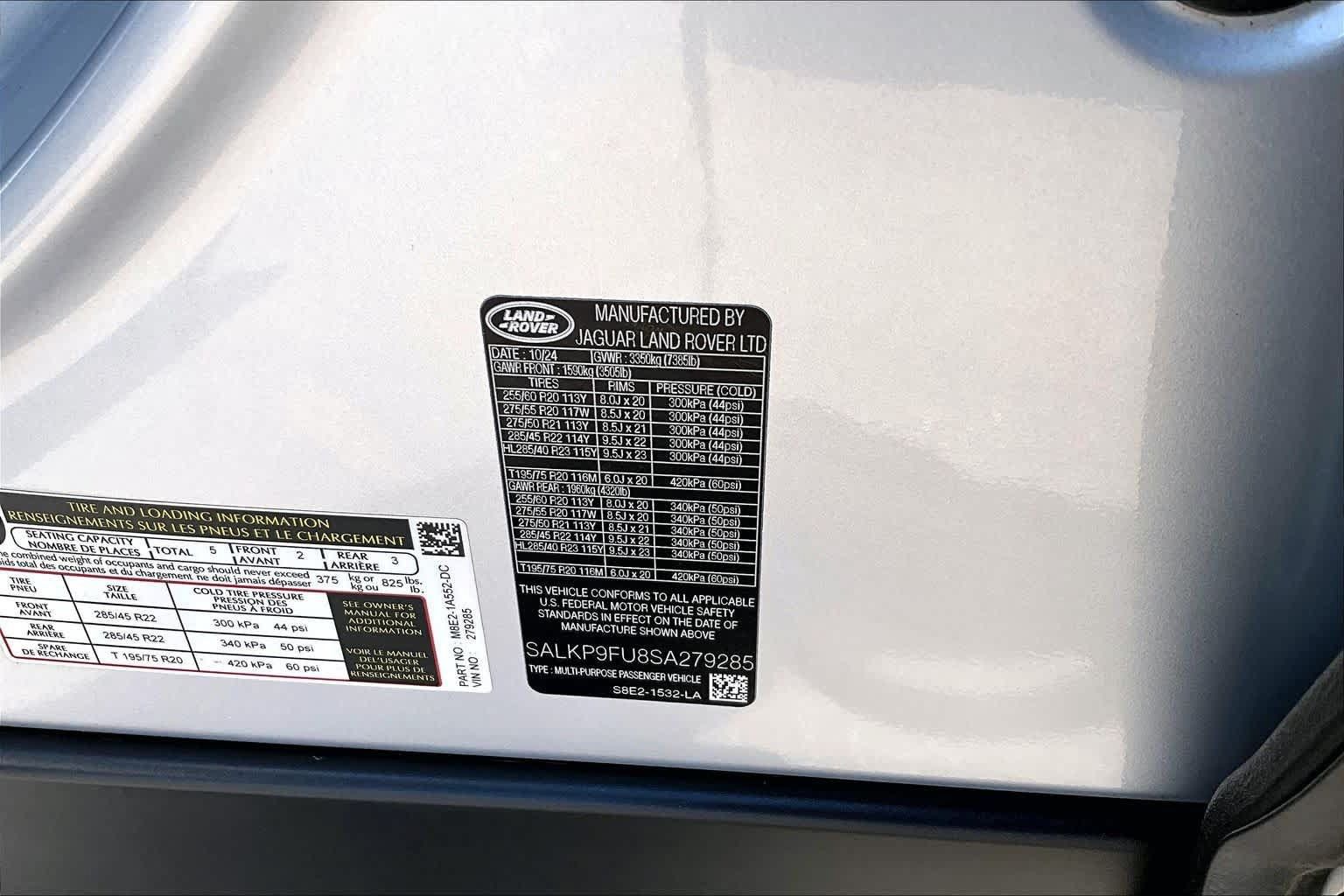 Used 2025 Land Rover Range Rover SE AWD/4WD image 56