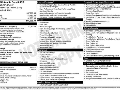 New 2026 GMC Acadia Denali w/ Super Cruise Package image 5