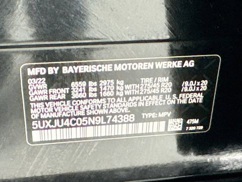 Used 2022 BMW X5 M50i AWD/4WD image 56