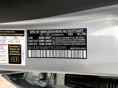 New 2026 Mercedes-Benz C 300 Sedan image 21