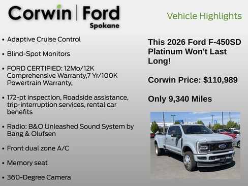 Used 2026 Ford F450 Platinum AWD/4WD image 6