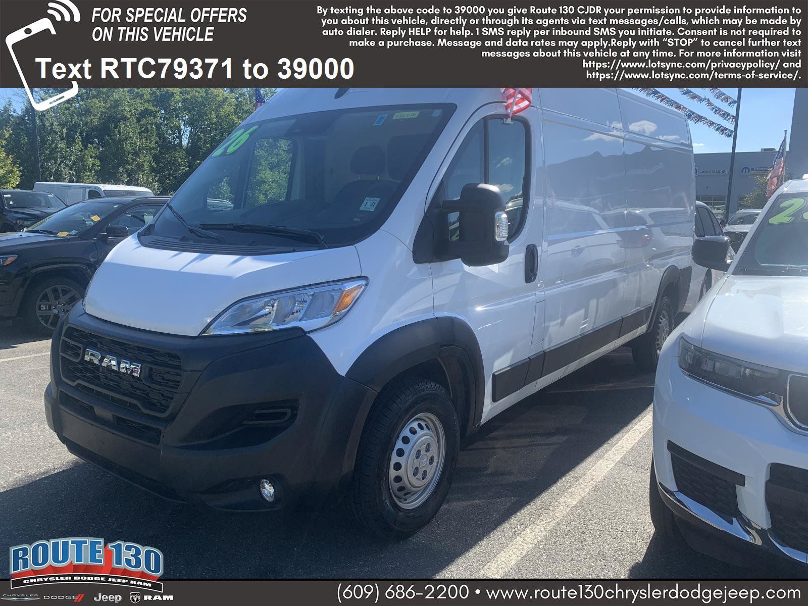 Used 2023 RAM ProMaster 2500 FWD image 1
