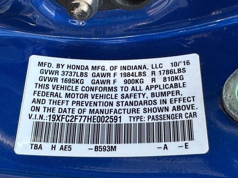 Used 2017 Honda Civic EX image 26