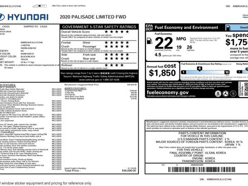 Used 2020 Hyundai Palisade Limited image 2