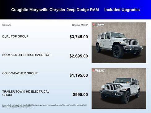 Used 2022 Jeep Wrangler Unlimited Sahara w/ Dual Top Group image 3