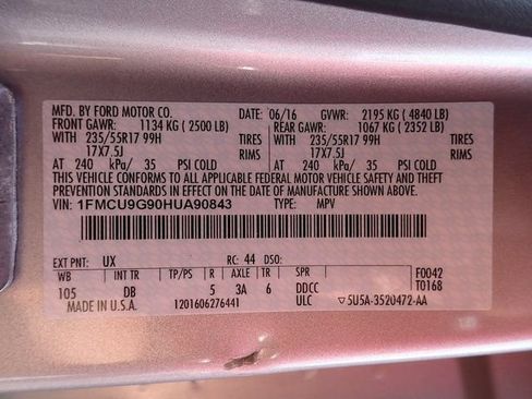 Used 2017 Ford Escape SE w/ SE Leather Comfort Package AWD/4WD image 24