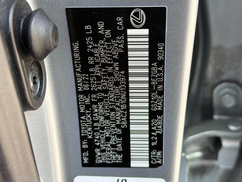 Used 2022 Lexus ES 350 w/ Accessory Package FWD image 33