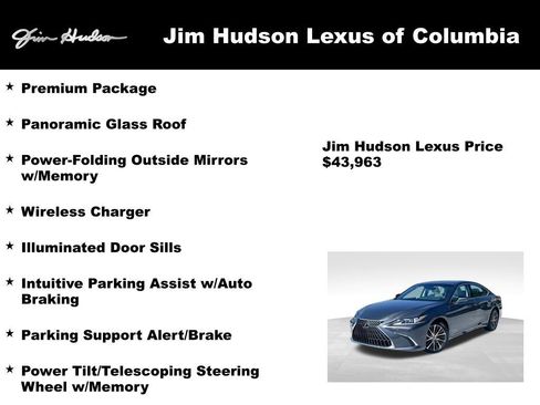 Used 2023 Lexus ES 350 w/ Premium Package image 3