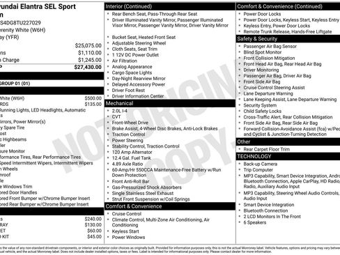 New 2026 Hyundai Elantra SEL Sport Premium FWD image 20