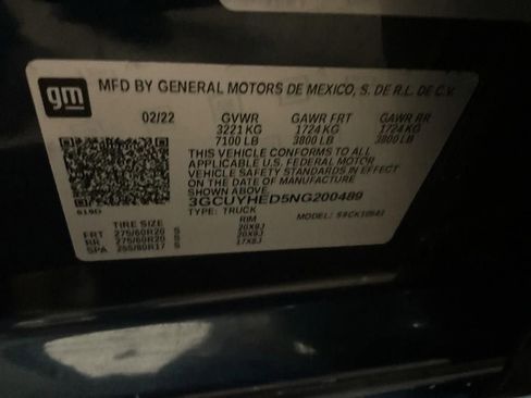 Used 2022 Chevrolet Silverado 1500 High Country w/ Z71 Off-Road Package AWD/4WD image 29