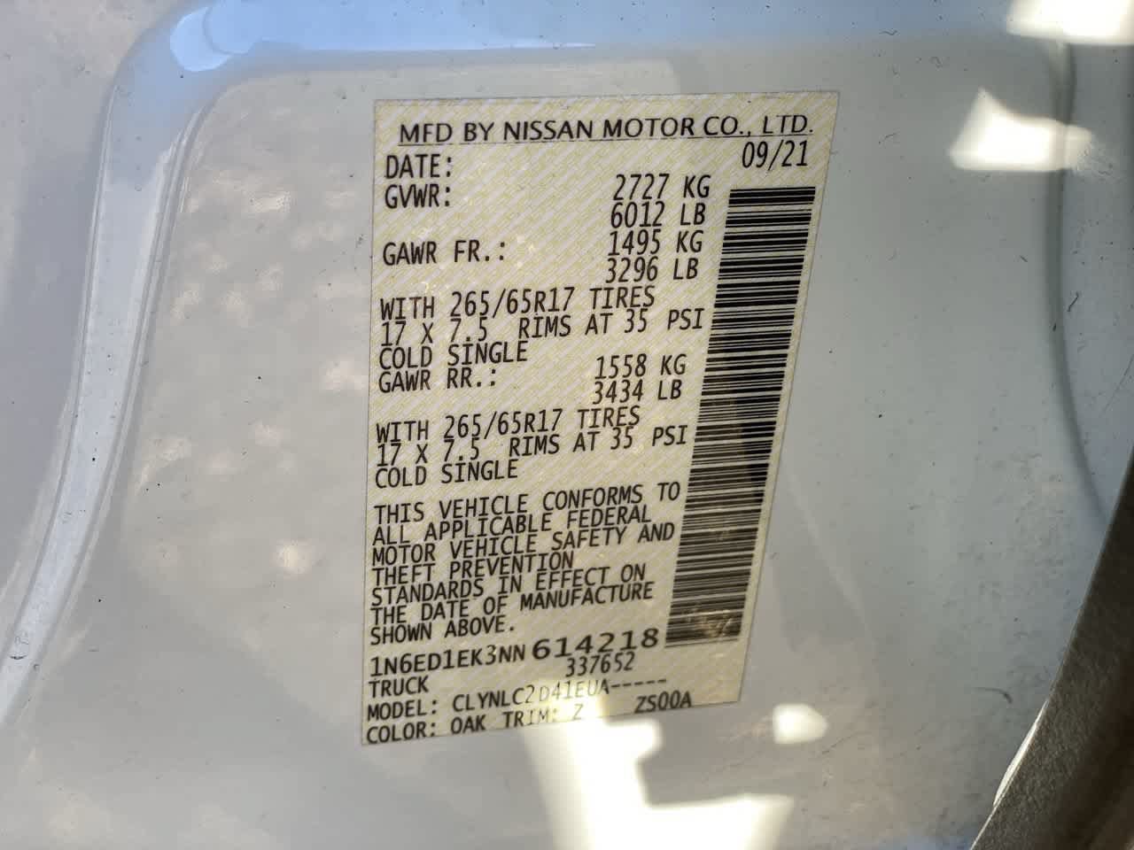 Used 2022 Nissan Frontier SV AWD/4WD image 27